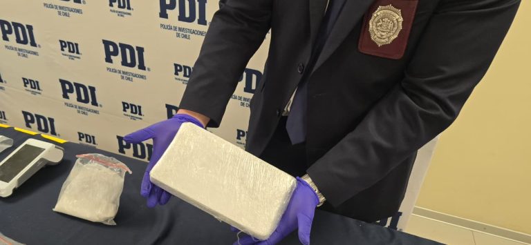 Más de 5 kilos de cocaína incautados en operativo policial en Angol y Renaico